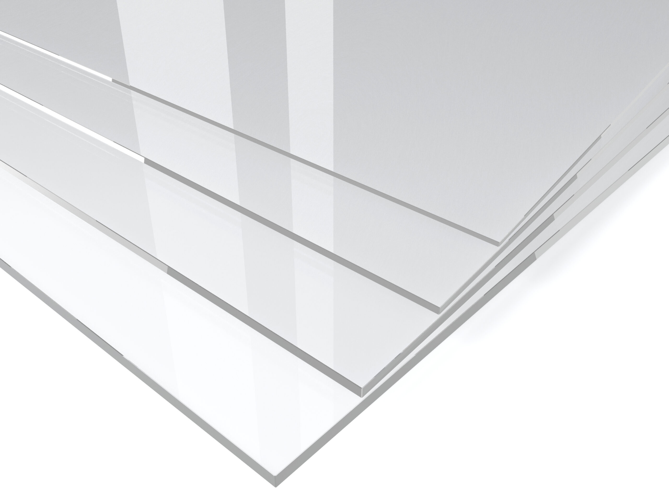 PLEXIXGLAS® GS / XT Massivplatten aus Acrylglas 
Gruppenbilder / Stapel